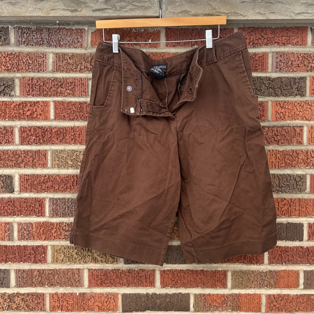 George Brown Mid Rise Cargo Bermuda Shorts